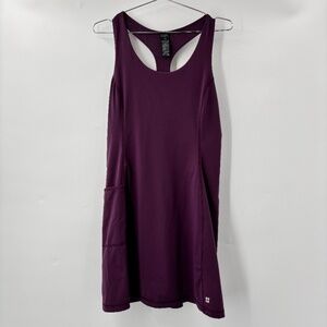 Women's Purple Sleeveless Dress